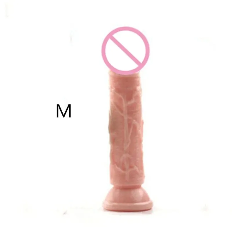 KWD Erotic Soft Jelly Dildo Anal Butt Plug Realistic Strong Suction Cup Adult Toys G-spot Orgasm Big Penis Sex Toys For Woman