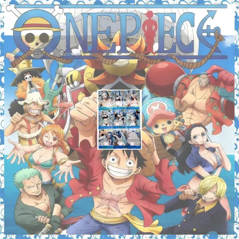 Anime One Piece Diy Color Flash Cards Hancock Perona Nami Robin Yamato Collection Cards Christmas Birthday Gifts Children's Toys
