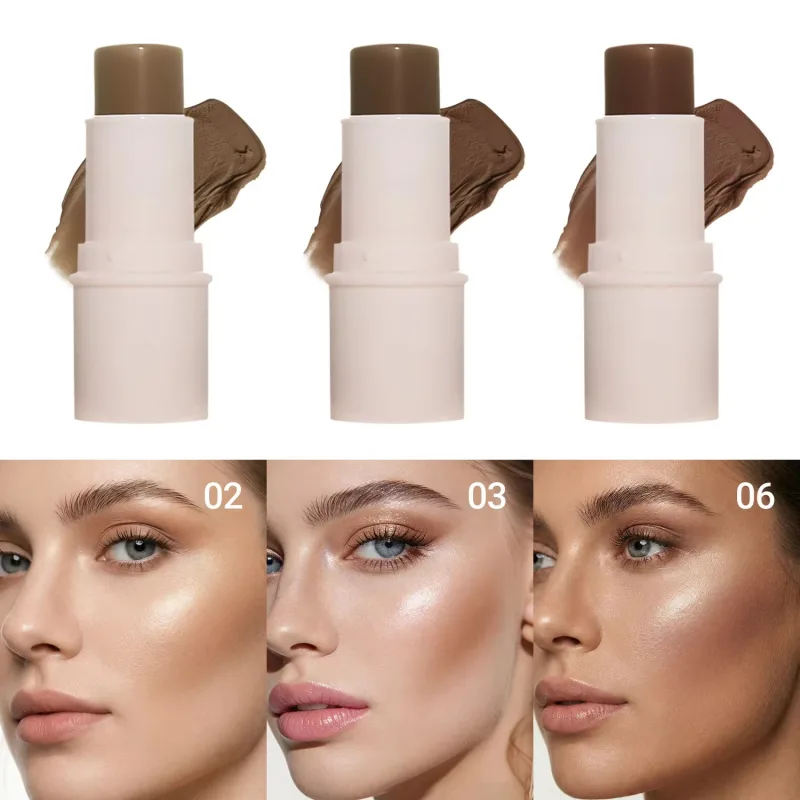 3 Color Full Coverage Concealer For Spot Acne Print Repair Dark Circles Contour Shading Cream Palette Face Base Korean Makeup
