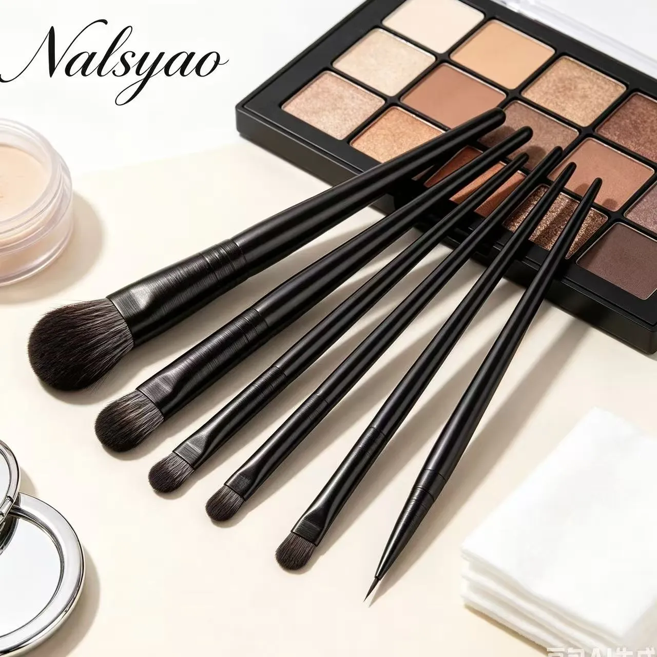 Eyes Cosmetic Blending Detail Make Up Tools Natural Eye Smink Ecsetek Szemhéjpúder Ecset Szemöldök Kontúr Szemceruza Ecset Női — image 5