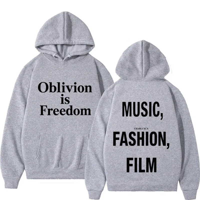 XCX Album Musik Mode Film Tour 2026 Print Hoodie Männer Frauen Mode Pullover Lässige Hip-Hop Sweatshirt Fan Geschenke