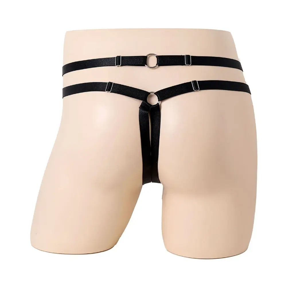Mens Sexy Cockring G-Strings Sexy Tоy Mens O-Ring Underwear For Hot Man Low Waist Jockstrap Lingerie Gay Sissy Pouch Underpants — image 5