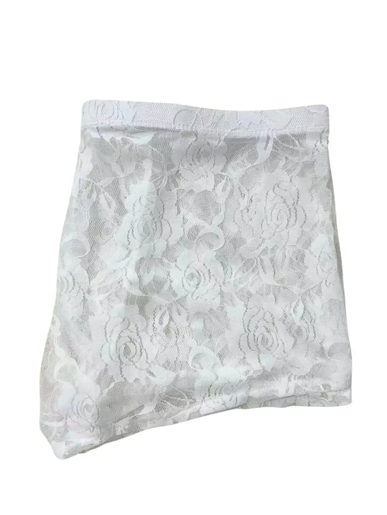 1Pc Men's Fashion New Design Sexy Lace Embroidery, High Elasticity Transparent Lace Flat Corner Underwear, Sexy, Ice Silk 3256811662670417 — image 4