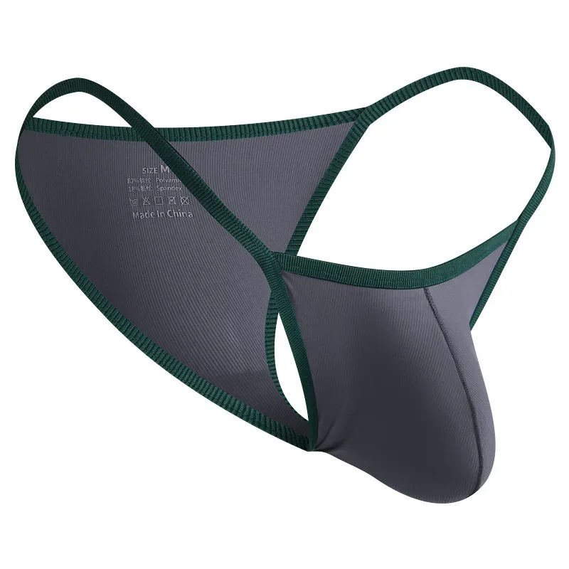 Men's Underwear Low-waist Ice Silk Briefs Breathable Soft Panties