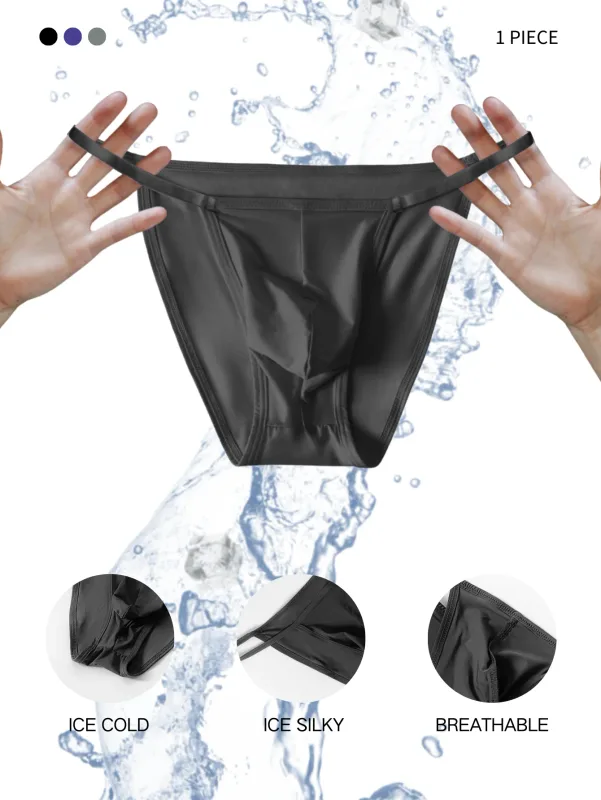 1pc Sexy Men Underwear Briefs Underpants Nylon Quick Dry Men's Briefs Bikini Slip Men's Tanga Briefs Mens Sexy Underwear U Pouch — image 13