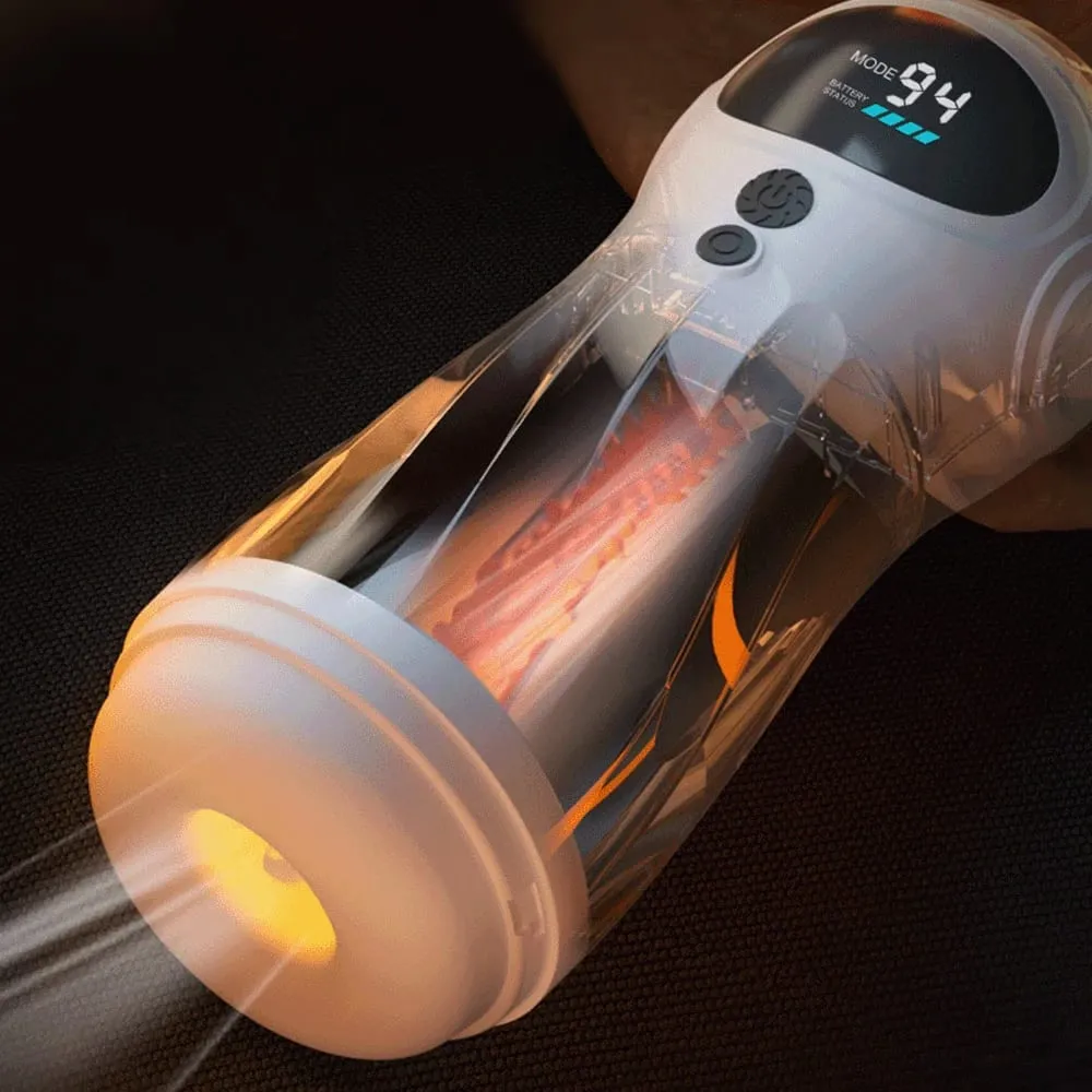 APP Remote Automatic Sucking Male Masturbator Cup Real Vagina Vibration Blowjob Masturbation Heated Sex Machines Toys For Man — image 5