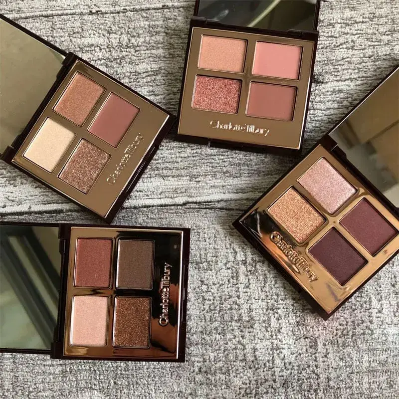 Μακιγιάζ μάρκας Charlotte Tilbury 4 χρωμάτων Δίσκος σκιάς ματιών 5,2 g Μαξιλάρι Talk Nature Easy To Color Foundation Καλλυντικά για σκιές ματιών