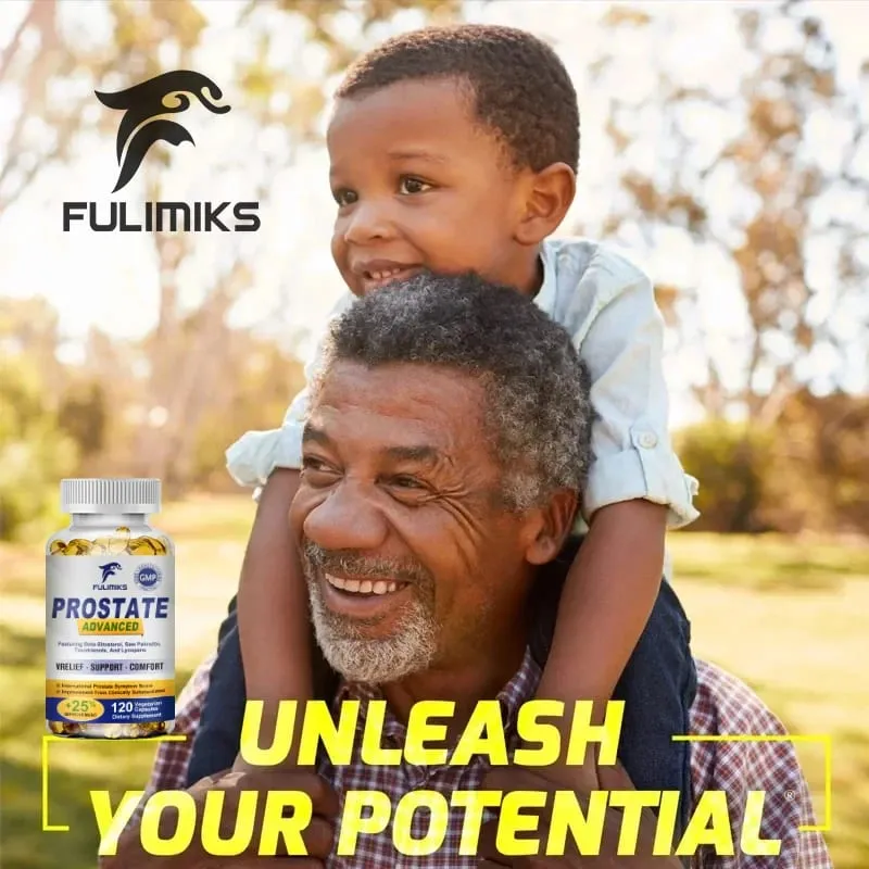 Prostate Advanced Health Supplement for Men for Reducing Nighttime Bathroom Trips Bladder & Urinary Relief