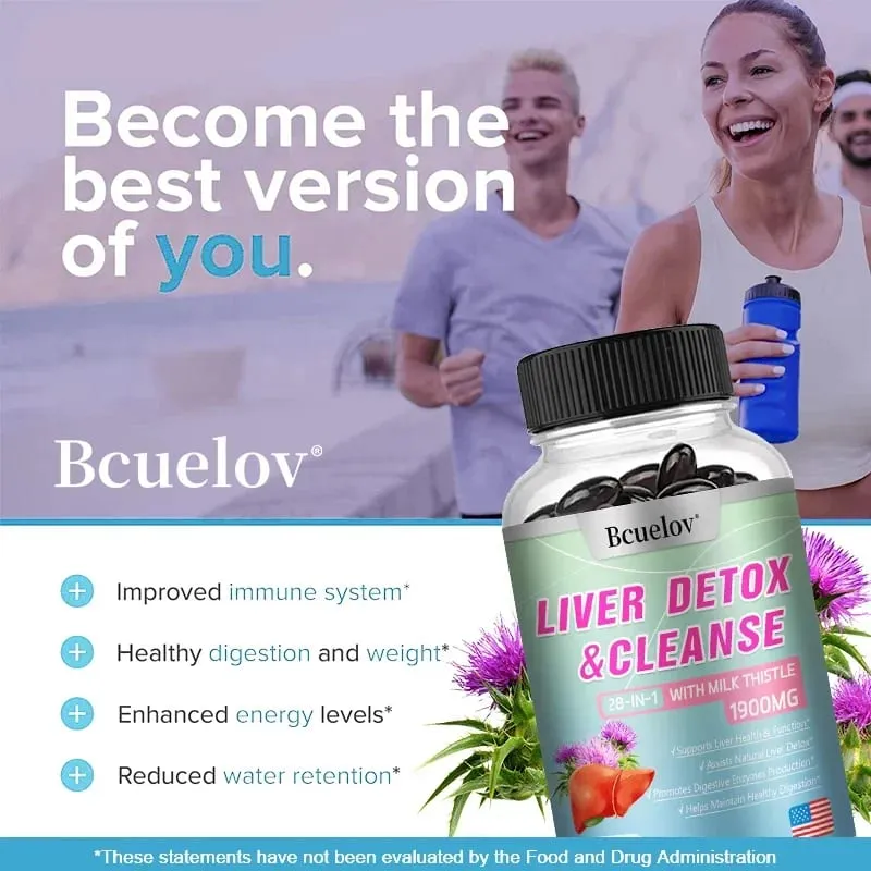 Liver Purification Detoxification and Repair Capsules - Improve Indigestion and Promote The Production of Digestive Enzymes