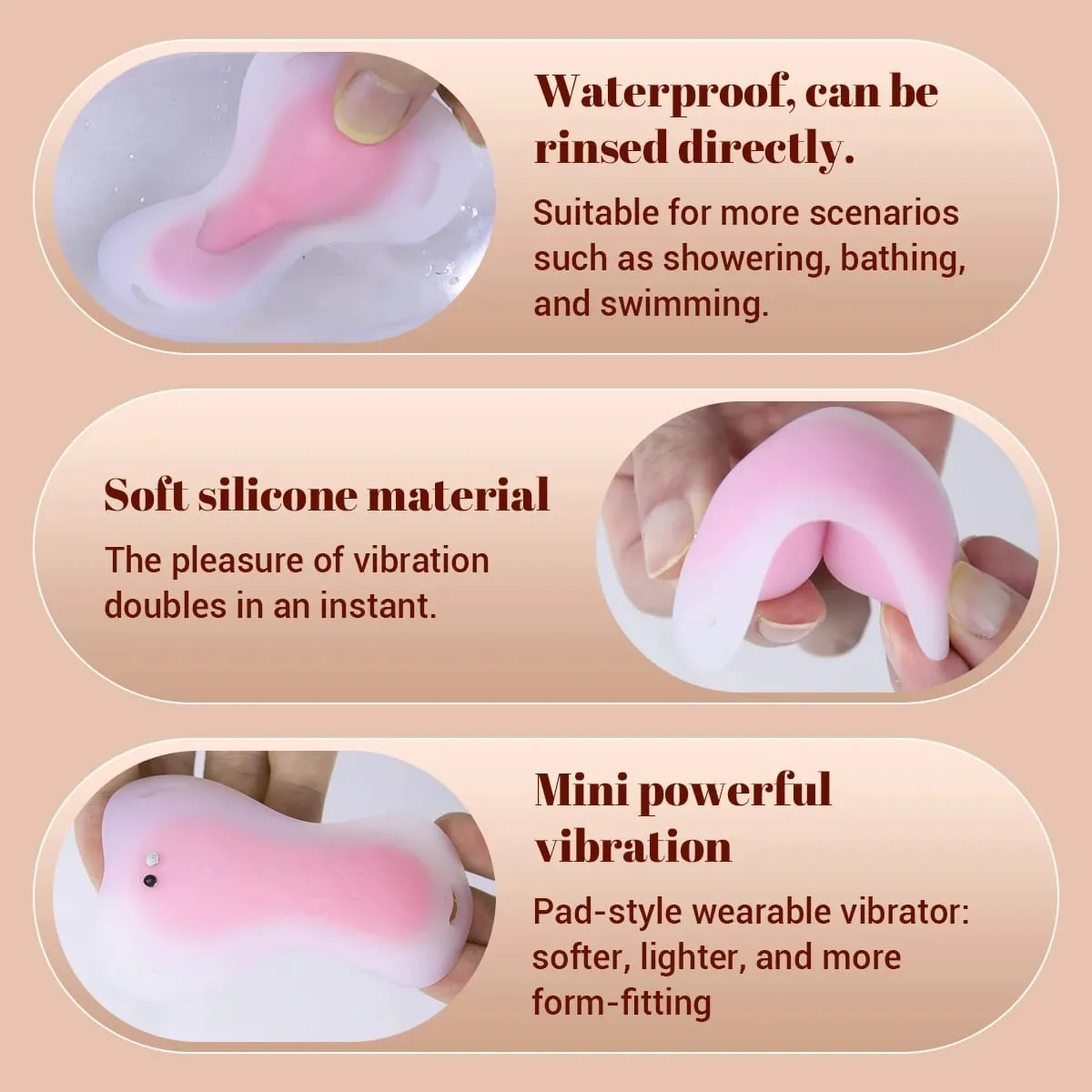 Ασύρματο χειριστήριο Wearable Panty 9 Vibrator Ultra Soft Pure Silicone Sex Toy for Women Clitoral Clitoral Stimulator Σεξουαλικά παιχνίδια