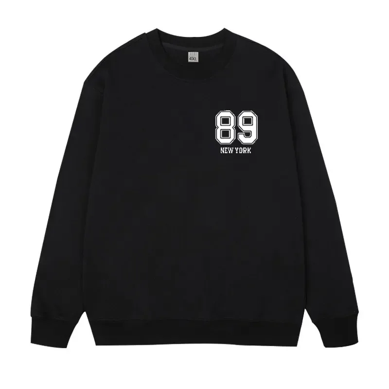Plus Size Herren Pullover Vollbaumwolle Sweatshirts 5XL 6XL 7XL Herbst Winter Lange Ärmel Bedruckte Tops Männliche Kleidung 110kg-180kg