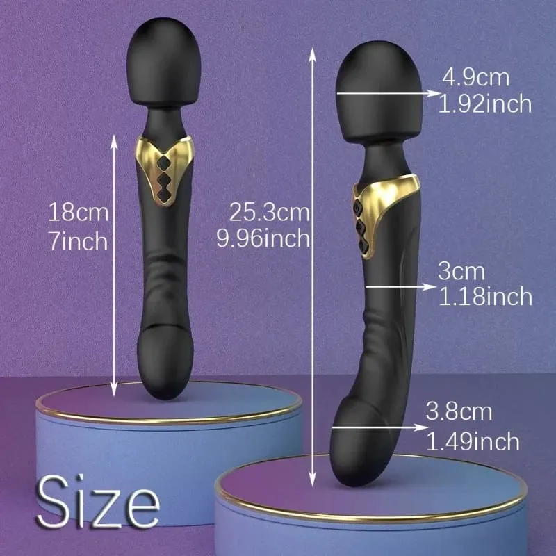 Erőteljes AV varázspálca vibrátor csiklóstimulátor hüvelymasszírozó G Spot maszturbátor felnőtt szexjátékok nőknek — image 6