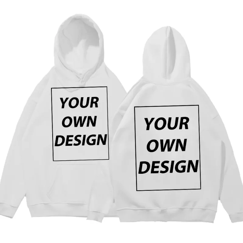 ที่กำหนดเอง DIY พิมพ์ผู้ชายผู้หญิงฤดูใบไม้ร่วงฤดูหนาว Hoodies Casual CLASSIC Pullovers ง่าย Comfy Streetwear นุ่มกีฬาเสื้อผ้า