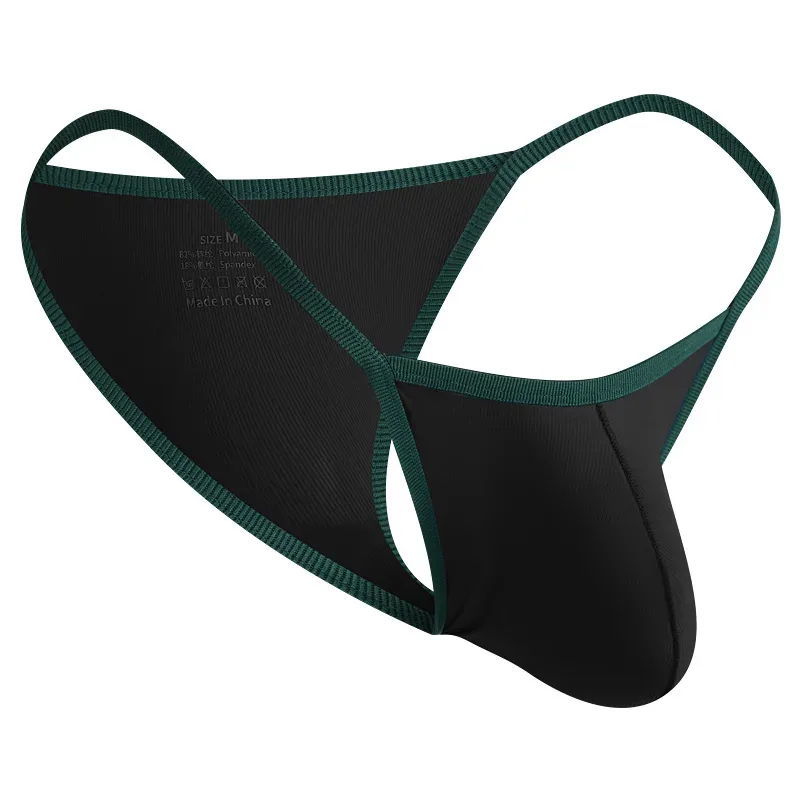 Men's Underwear Low-waist Ice Silk Briefs Breathable Soft Panties
