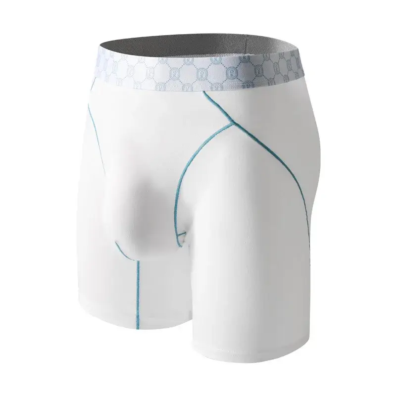 Mens Boxers Bamboo Fiber Underwear Man Panties Homme Ropa Breathable U Convex Pouch Long Underpants Plus Size Boxer Shorts M-XXL