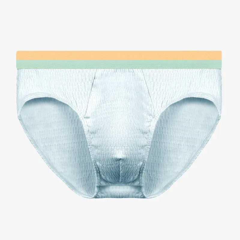 2PCS Men's triangular underpants, pure cotton men's style, made of baby cotton. The underpants are of a thin style for summer, — image 15