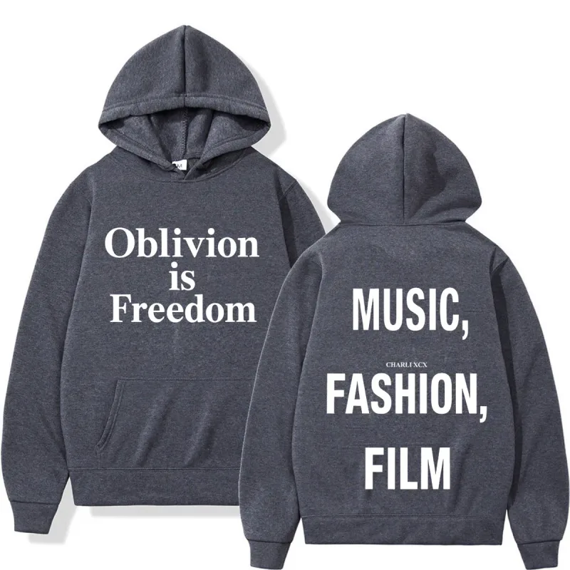 XCX Album Musik Mode Film Tour 2026 Print Hoodie Männer Frauen Mode Pullover Lässige Hip-Hop Sweatshirt Fan Geschenke