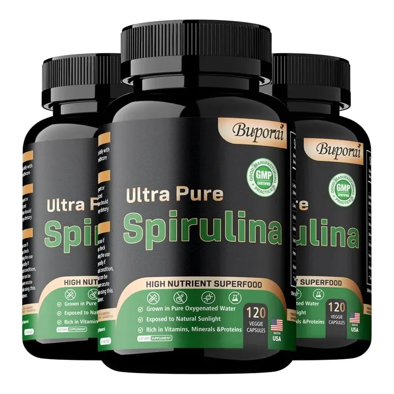 Organic Spirulina - Detoxification Immune System Cardiovascular Antioxidant Improve Digestive Health — image 9
