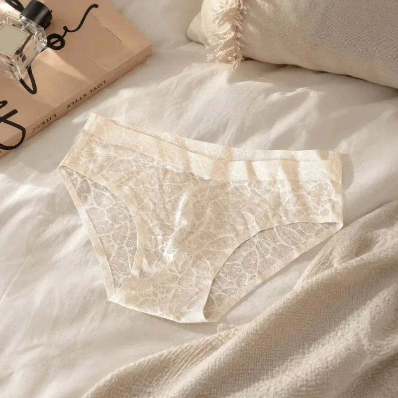 Underpants 3D Bulge Pouch Men's Underwear Lingerie Transparent Mesh Panties Low Waist Thin Triangle Panties Men