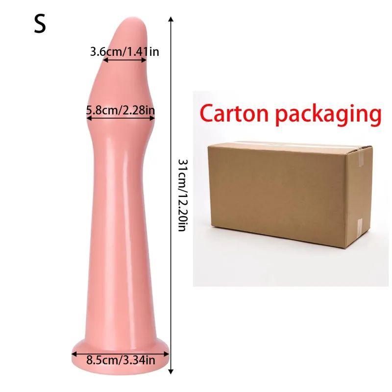 4 Μεγεθών Long Anal Plug Big Anal Dialator Dildo Huge Long Large XL Πρωκτικό βύσμα Εκπαίδευση Expansion Butt Plug Παιχνίδια σεξ για γυναίκες ομοφυλόφιλοι — image 9