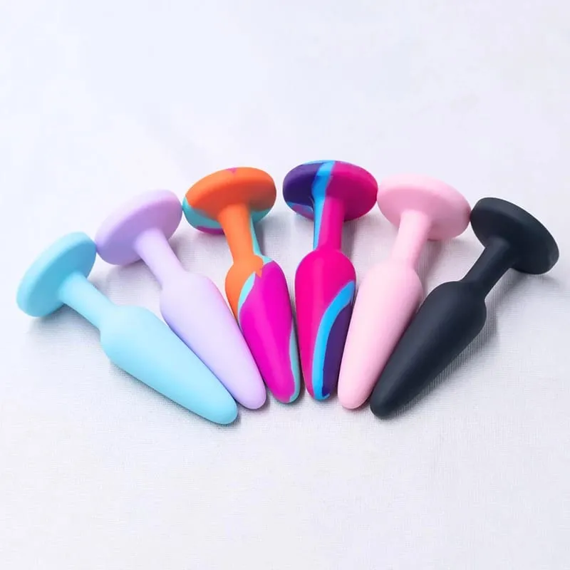 Silicone Anal Plug for Woman 3 Sizes Butt Plug Crystal Base Sex Toys Anal Toys Sex Stopper Adult Toys Anal Trainer for Couples — image 4