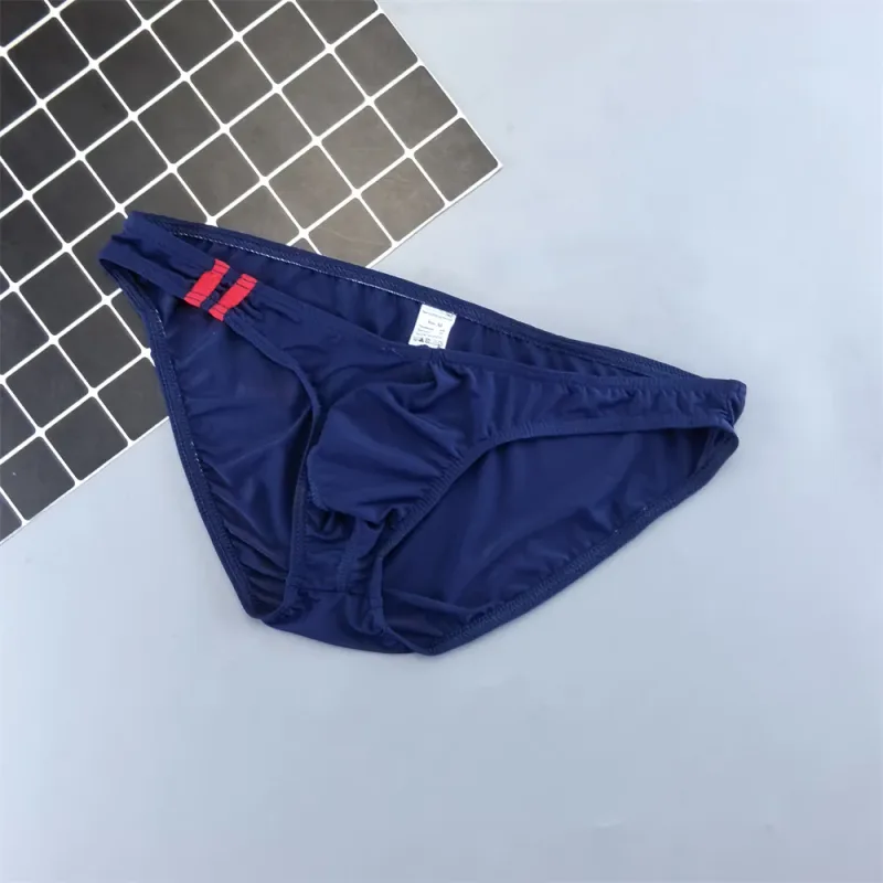 Mens Sexy Ice Silk Underwear Briefs Ultra Thin Seamless Panties Quick Dry Breathable Lingerie Male Comfortable Plus Size Panty — image 11