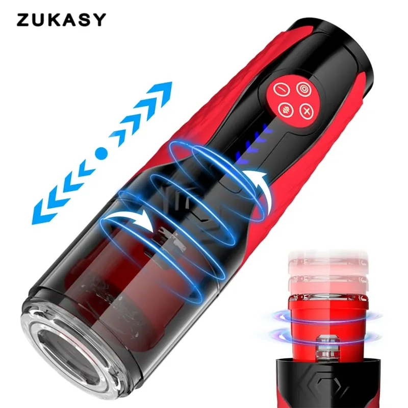 Male Masturbator Cup Automatic Telescopic Rotation Masturbation Machine Pusssy Blowjob Electric Male Men Piston Adult Sex Toys — image 8