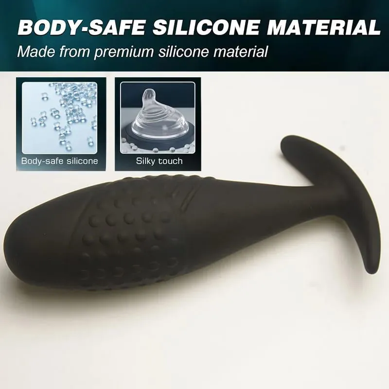 Silicone Anus Butt Plugs with Tapered Base for Comfort Textured Anal Sex Toys Trainer Training Analplug Buttplug Butplug