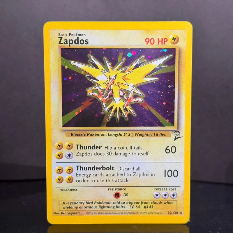 Pocket 2000 Base Set 2 OG Nostalgia Συλλεκτικό Hitmonchan Scyther Clefable Pidgeot Mewtwo Traditional Holo Proxy — image 25