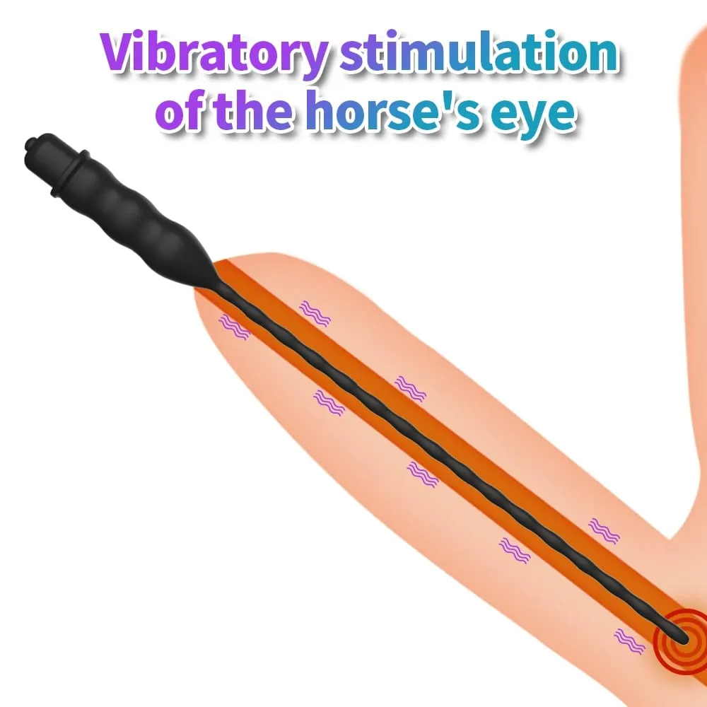 Szilikon Horse Eye Stick péniszdugó Húgycső gyöngyök Húgycső stimulátor Hangos húgycső Maszturbáció Climax Szexjátékok férfiaknak
