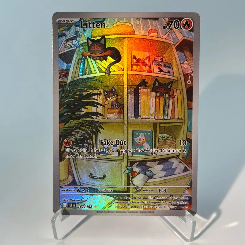 כרטיסי פוקימון 151 PKM PTCG3-D Bulbasaur Squirt Rainbow Gengar לשעבר Holographic Ex GX Rare Collection מתנות צעצועי קרב לתחביבים