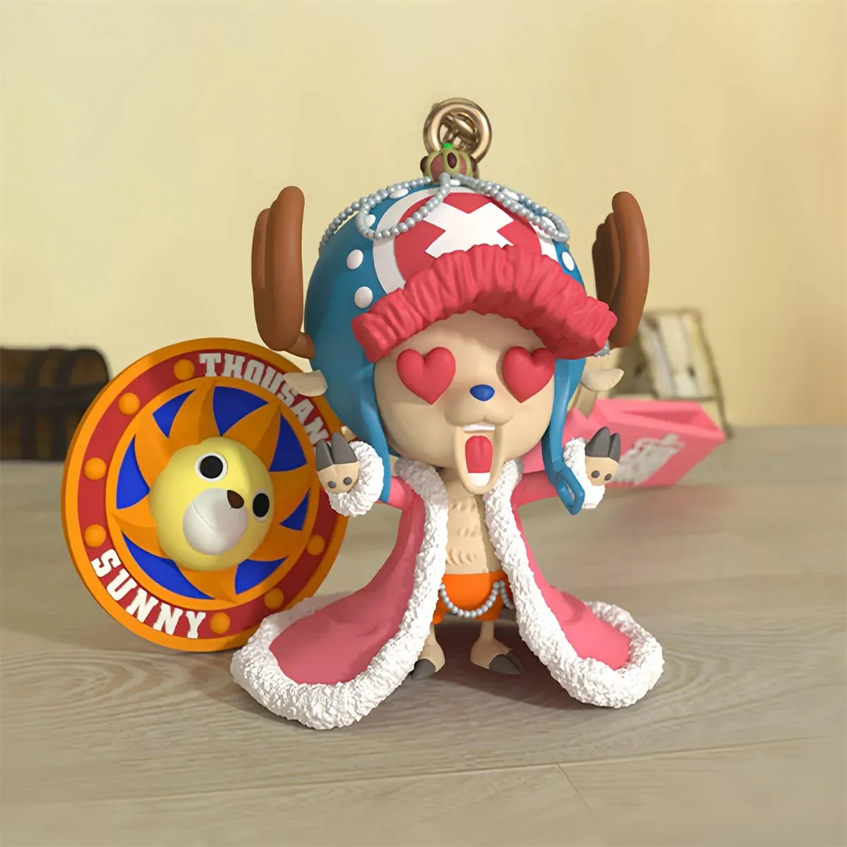 Γνήσιο ONE PIECE Anime Figure Monkey D Luffy Chopper Μπρελόκ με κινούμενα σχέδια Τσάντα στολίδι Κούκλες Παιδικό δώρο γενεθλίων Δώρα Χριστουγέννων — image 6