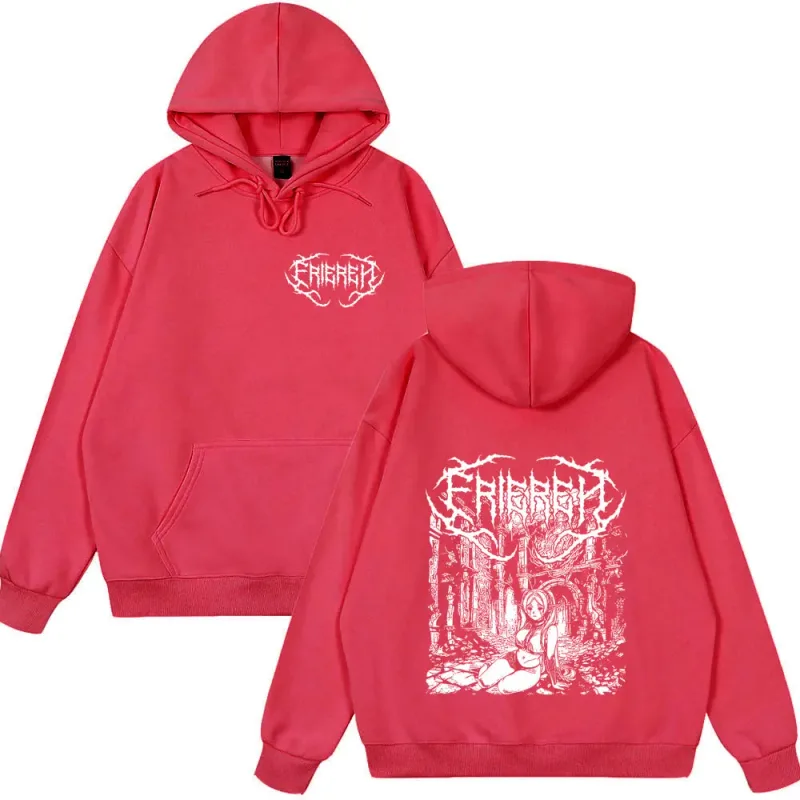 Anime Frieren: Beyond Journey's End T-shirt Frieren Manga Gothic Hoodies Herr Kvinnor Kläder Vinterkläder Lös stil Streetwears