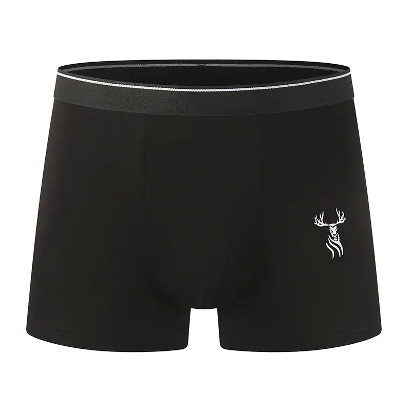 8-Piece Set of Men's Bamboo Fiber Fashionable Printed Underwear Comfortable Plus Size Boxer Shorts Sports and Fitness Base Short — image 4