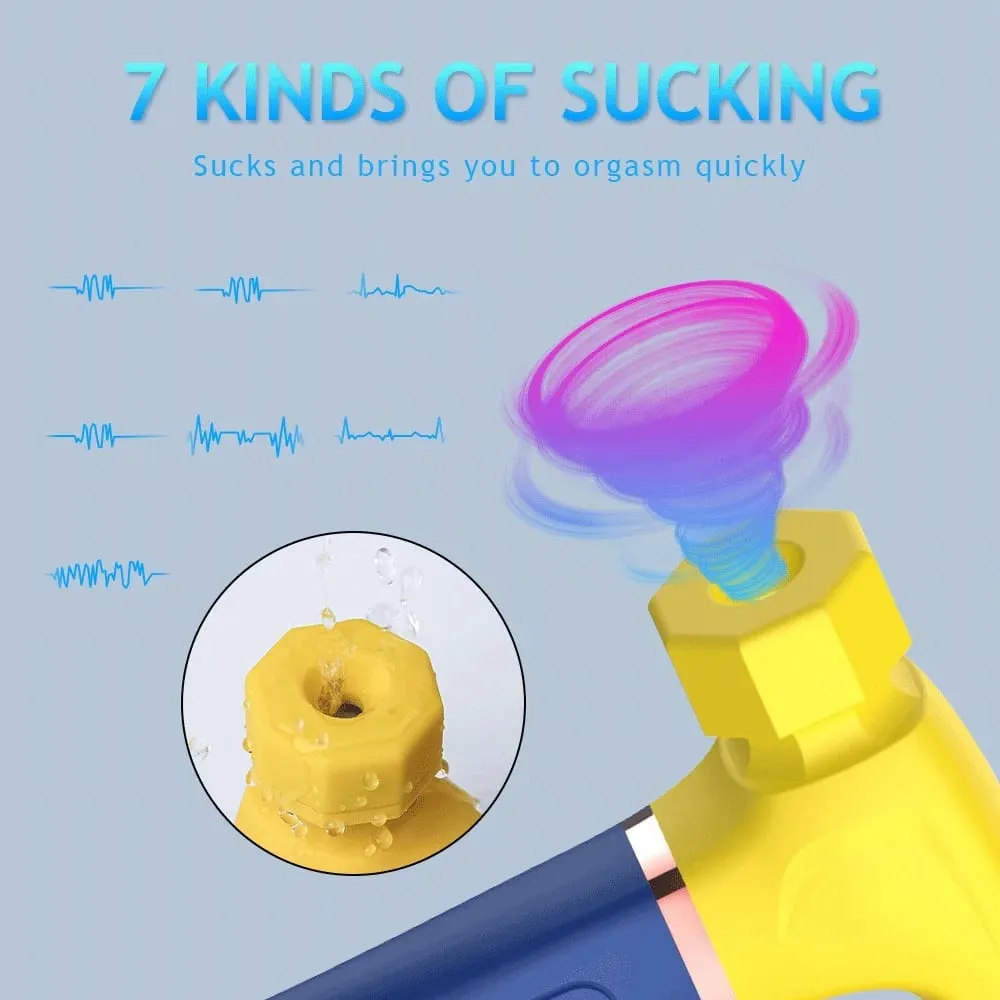 Σφυρί κλειτορίδα πιπιλιστικό δονητής Clitoris G-Spot Massager Θηλή που γλείφει τον κόλπο του πρωκτού Αναδιπλούμενο Dildo Γυναικείο σεξ παιχνίδι — image 2