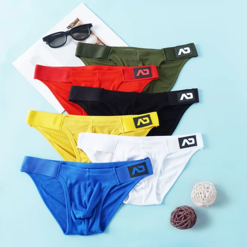 Men's briefs nylon milk silk comfortable fashion trendy brand boys' underwear AD3-M398 — image 2