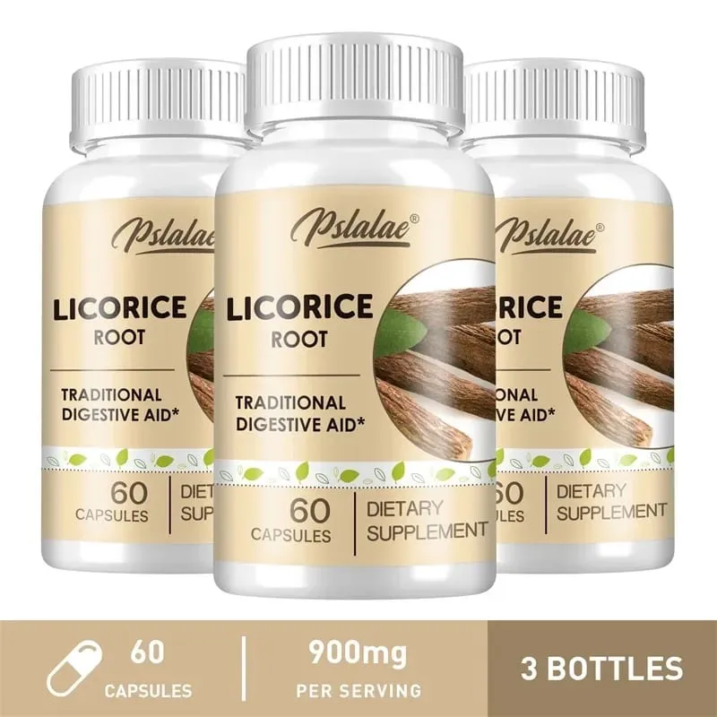 Licorice Root - High Strength Antioxidant Supplement Supports Heart Health Non-GMO Digestive Health Support