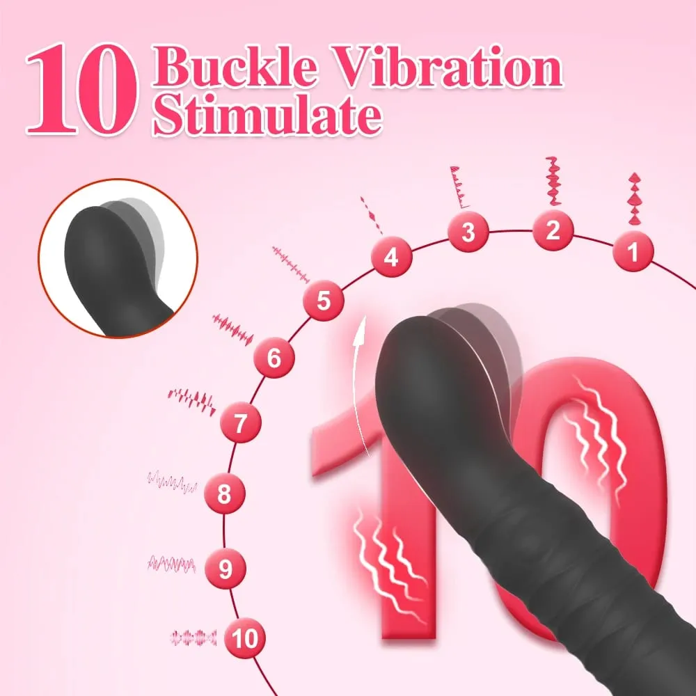 Swing G Spot Dildo Vibrator נשים דגדגן ממריץ רטט טלסקופי אנאלי באט פלאג נקבה דחף צעצועי מין למבוגרים — image 2