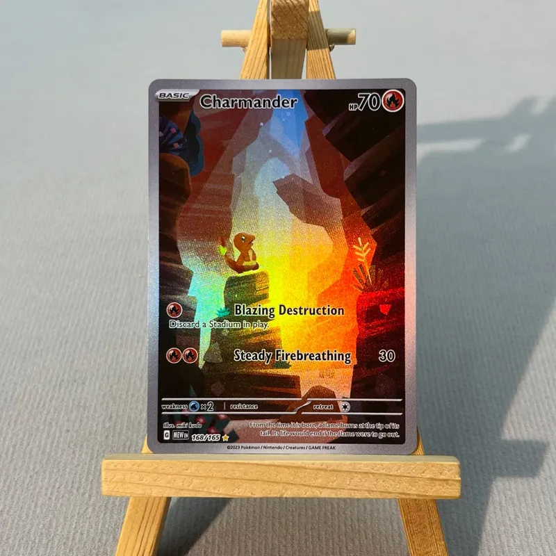 MEW PTCG13-003 Tcg proxy PKM Cards Charizard ex Bulbasaur Charmeleon Rare Collection Battle Toys Δώρα για χόμπι στο σπίτι — image 5
