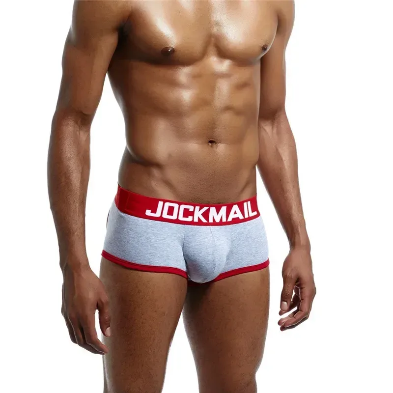 Mens Underwear Jockstrap Boxer Trunks Gay Penis Pouch Cueca Boxer Calzoncillos Hombre Man Boxer Shorts Sleepwear Gay Panties — image 4
