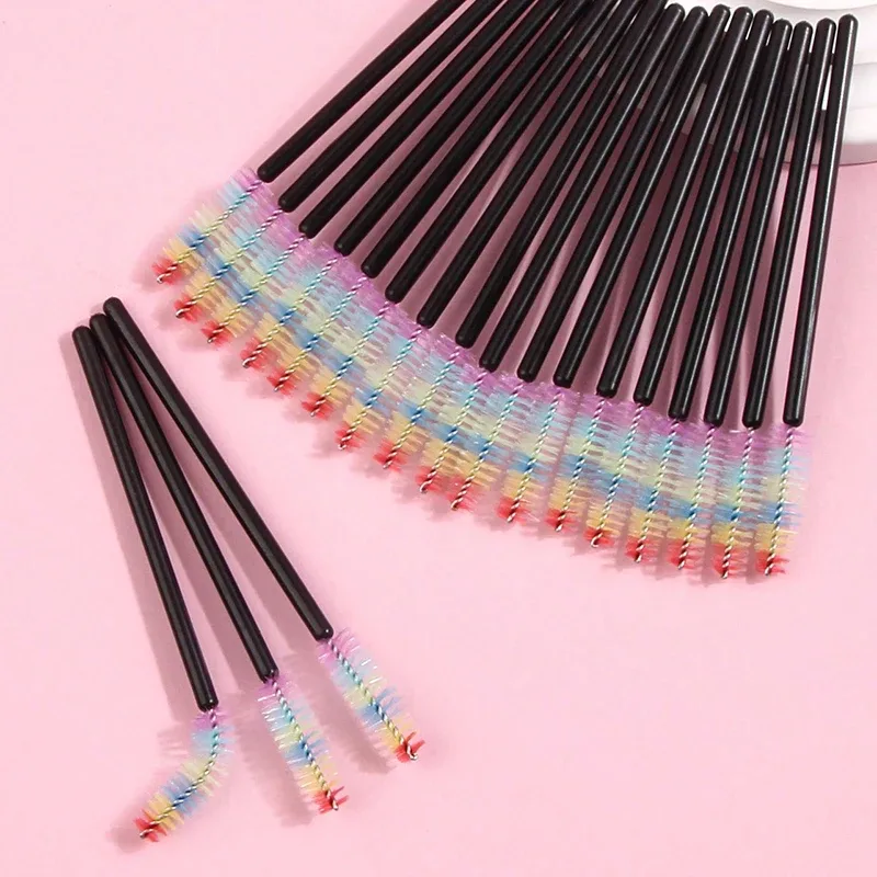 50/100/150pcs Eyelash Brushes Concealer Lash Brush Spoolies Mascara Wands Applicator for Eyelash Extension Makeup Set LAUKISS — image 33