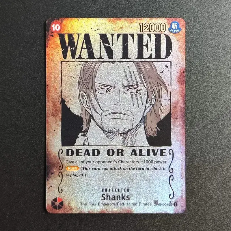 Proxy ONE PIECE CARD Luffy Shanks ACE Roger Teach Kaido כרטיס דמות מבוקש אומנות חלופית אוסף כרטיסי אנימה