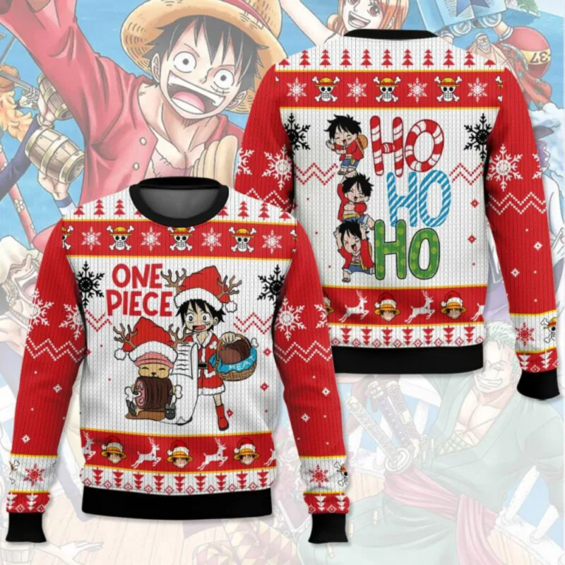 Fantasi gergaji mesin Natal Karnaval Sweter Uniseks Sweter Santa Klaus Sweter 3D Pakaian Premium Musim Gugur dan Musim Dingin