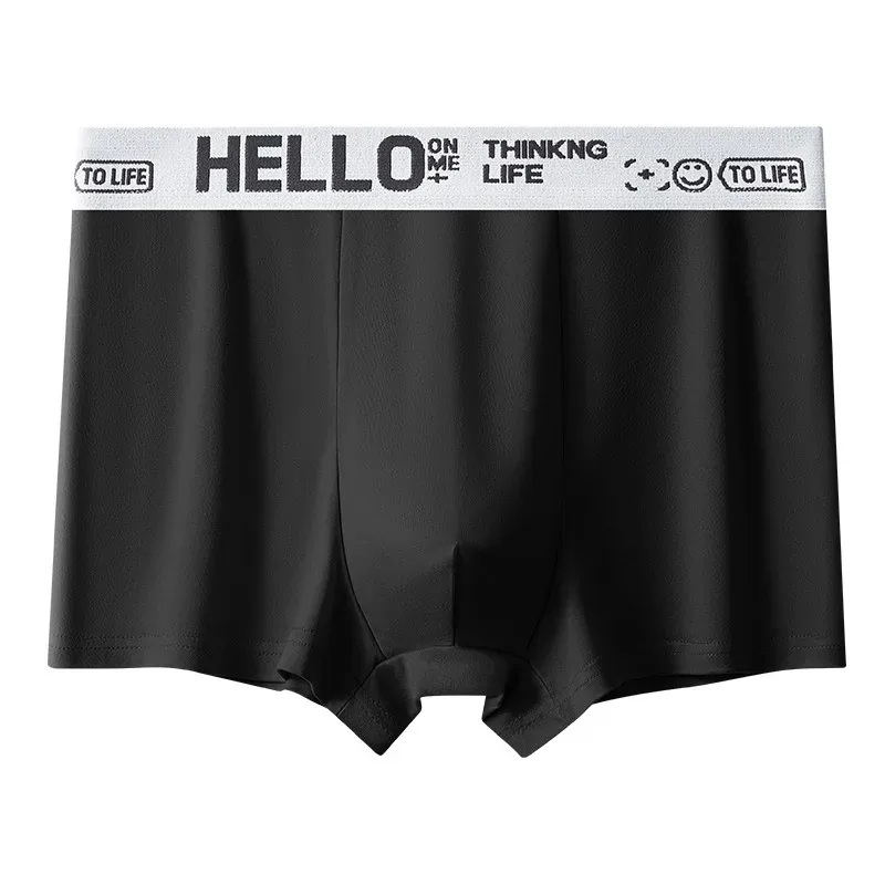 1pcs Men's Boxer Briefs Male Sport Shorts Teenager High Stretch Underwear Breathable Fashion Soft Comfortable Underpant — image 13