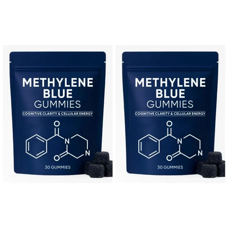 Methylene Blue Compound Gummies 5mg 30/60 Ct Blueberry Flavor for Sustained Energy Mental Clarity & Mood Cellular Support — image 11