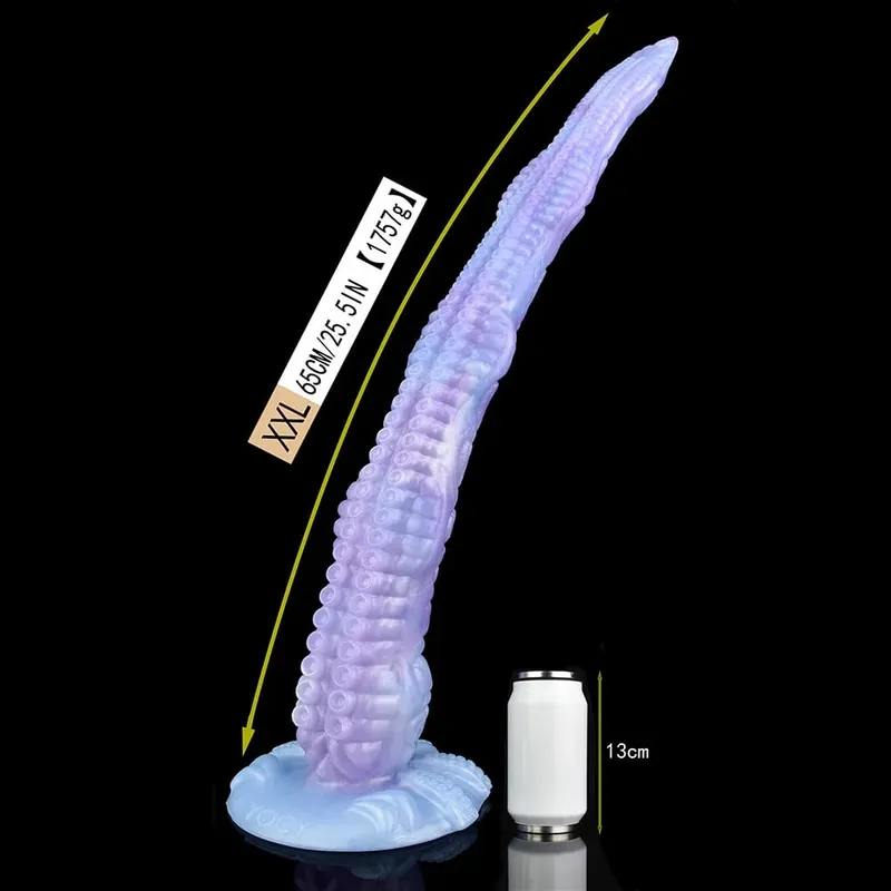 65cm Long Butt Plug With Suction Cup S M L XL XXL Fantasy Octopus Leg Dildo Anal Beads 5 Sizes Sex Toys For Women Man