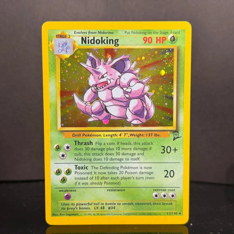 Pocket 2000 Base Set 2 OG Nostalgia Συλλεκτικό Hitmonchan Scyther Clefable Pidgeot Mewtwo Traditional Holo Proxy — image 16