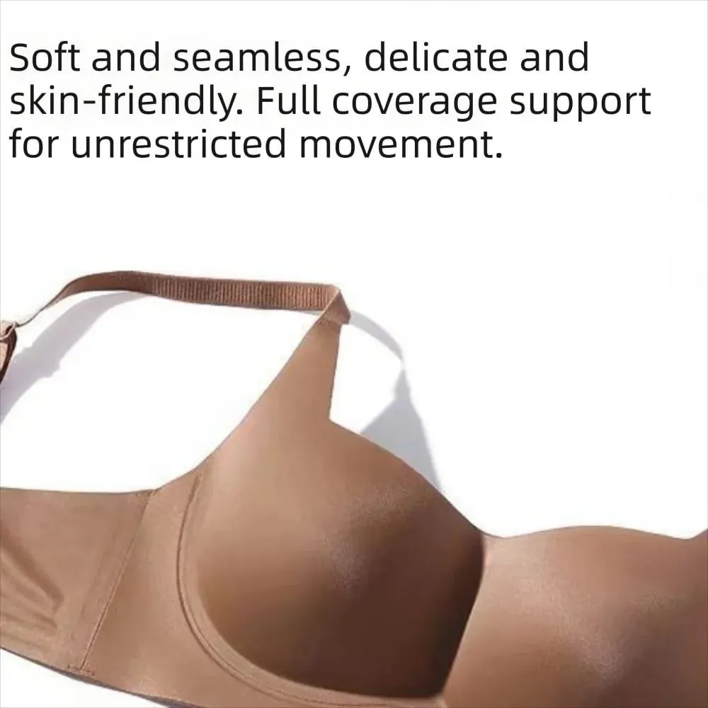 New Anti-sagging Lingerie Bras Solid Color Thin Lingerie Gathered Underwear Breathable Skin-Hugging Push Up Bra For Women — image 5