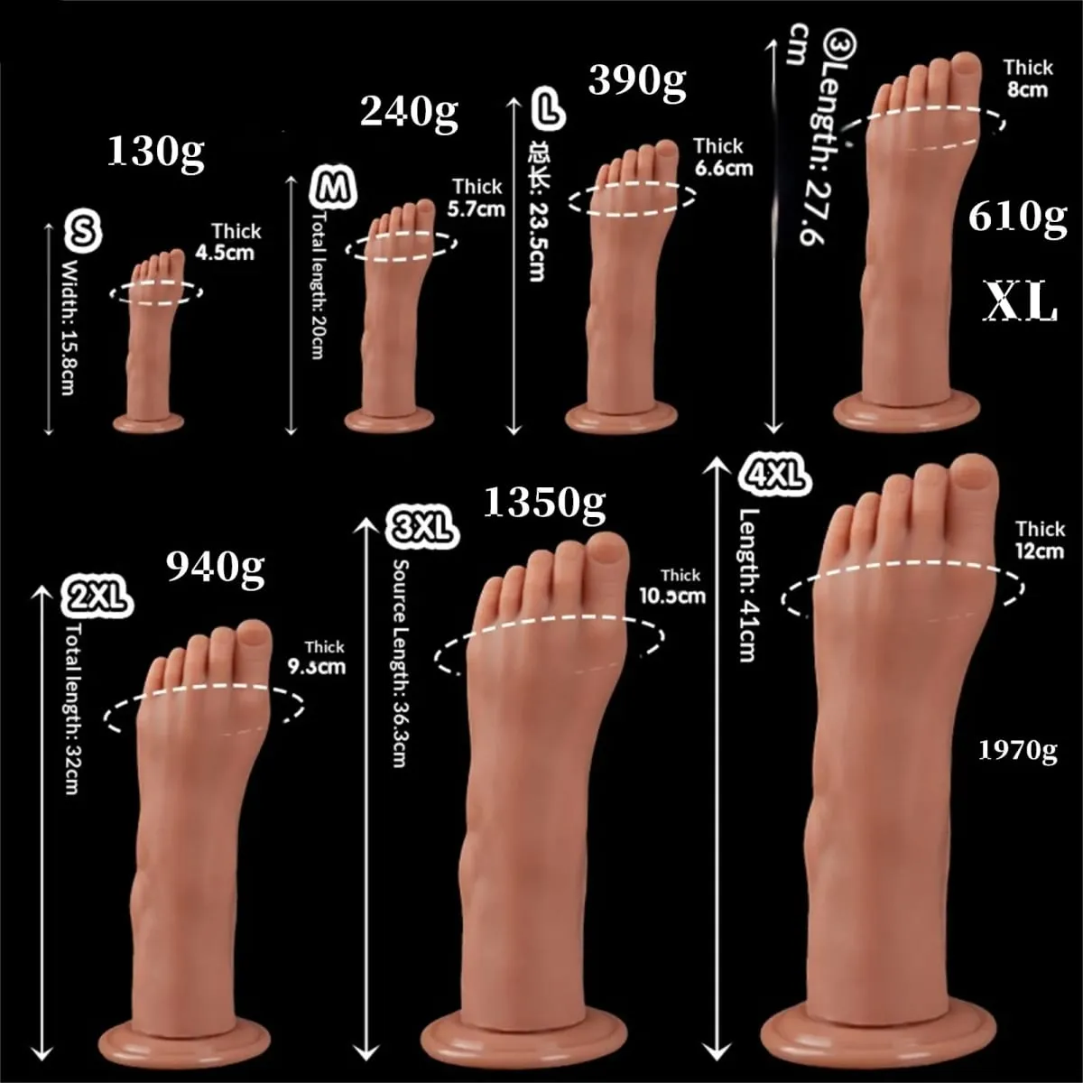 Feet Style Anal Plug Big Silicone Ass ButtPlug Deep Masturbator Dildo Dilator Stimulator Anal Dildo Adult Sex Toy For Women 성인용품