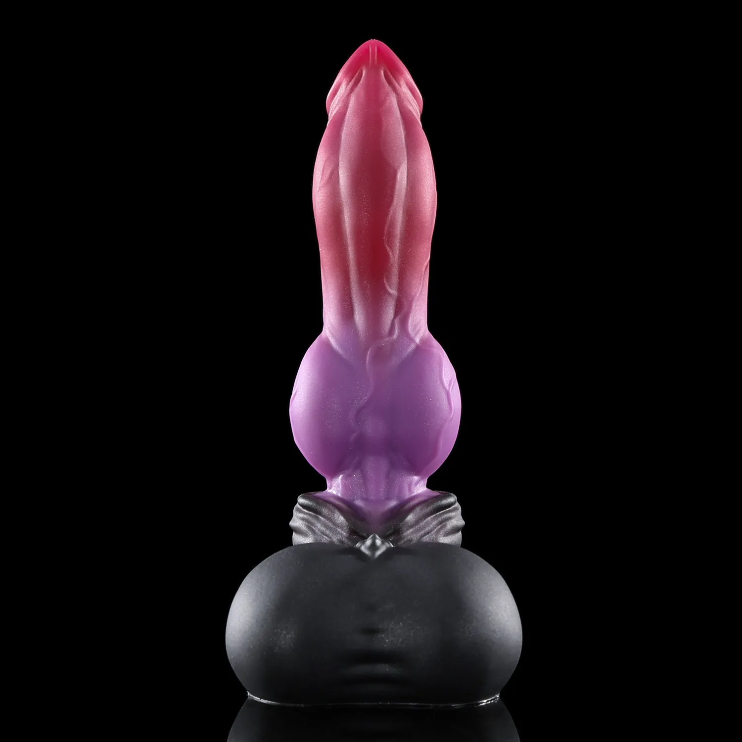 Nothosaur Purplish Red Realistic Τεράστια πρωκτική βύσμα πισινό βύσμα φαντασίας ζώων Dildo μασάζ διαστολέα πρωκτού Αισθησιακό σεξουαλικό παιχνίδι εξερεύνησης — image 2